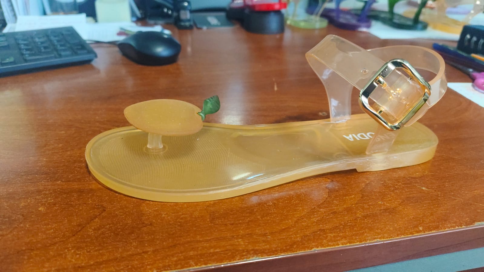 J-9003-4 Kadın Parmak Arası Terlik Turuncu - Şeftali