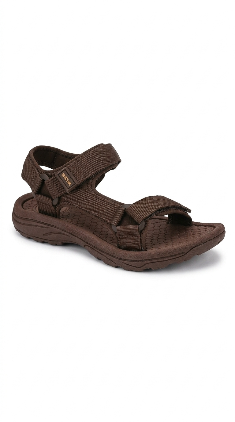 Kadın Kahverengi Outdoor Sandalet - Dayanıklı ve Konforlu Yürüyüş Sandaleti